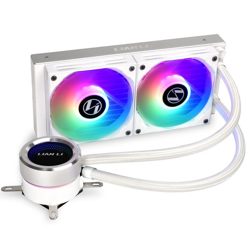 Lian Li Galahad 240mm AIO CPU Cooler - White - مبرد